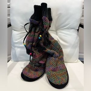 MUK LUKS KNEE HIGH SLIPPERS